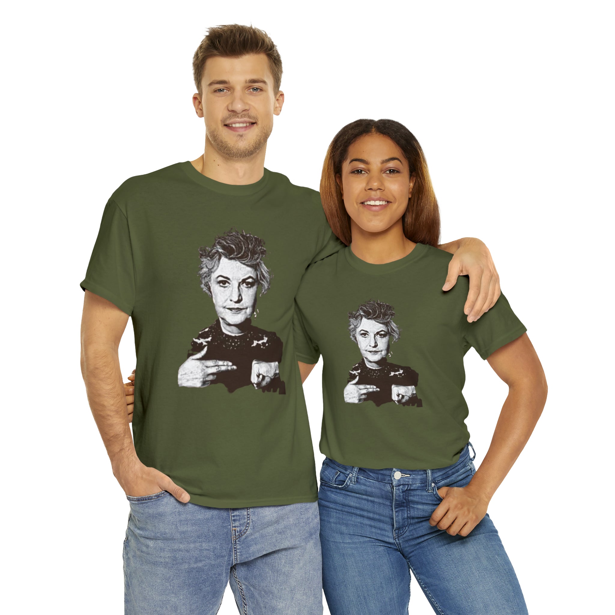 The Golden Girls 80's TV Show- Dorothy Unisex Heavy Cotton T-Shirt - Creations by Chris and Carlos